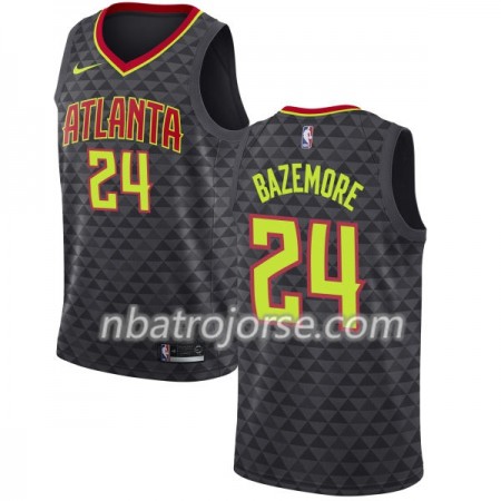 Män Atlanta Hawks Tröja Kent Bazemore 24 Nike 2017-18 Svart Swingman